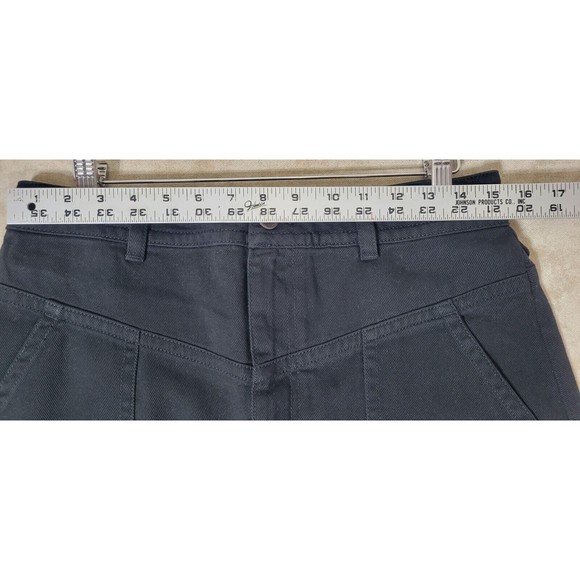 Banana Republic Women's Twill Utility Mini Skirt Black Cotton Size 10 Pocket NWT - Picture 3 of 14